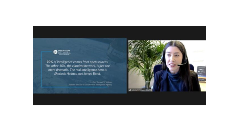 Marcy Fowler Presents at the VCDNP's Workshop “Introduction to OSINT ...