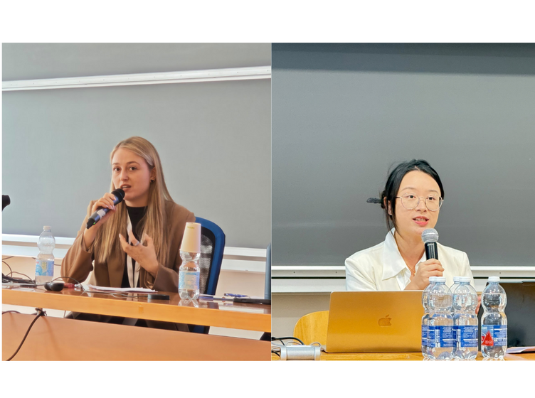 Kseniia and Yuqin at EuSYP 2026