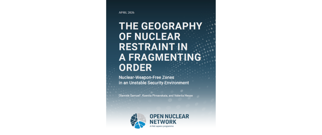 The Geography of Nuclear Restraint in a Fragmenting Order | Open ...
