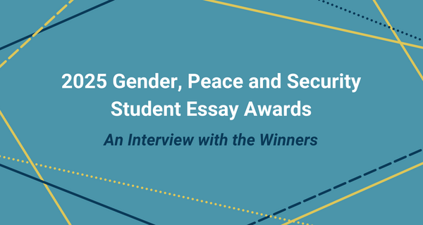 2025 Student Essay Awards