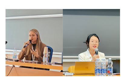Kseniia and Yuqin at EuSYP 2026